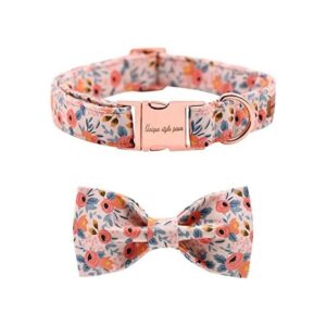 Collar único con corbatín ajustable para perros y gatos_1