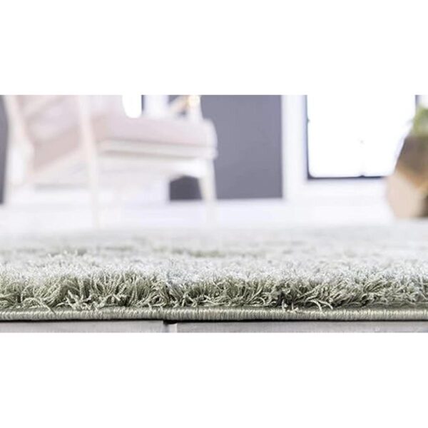 Unique Loom Shag Collection Alfombra moderna de textura_5