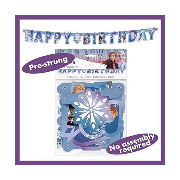 Juego de suministros para fiesta de cumpleaños de Frozen_5