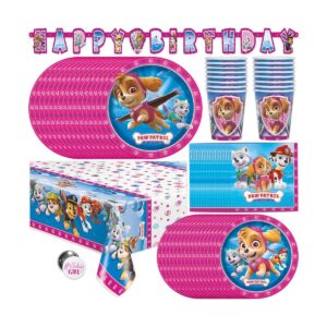 Pink Skye Paw Patrol Suministros y decoraciones para_1