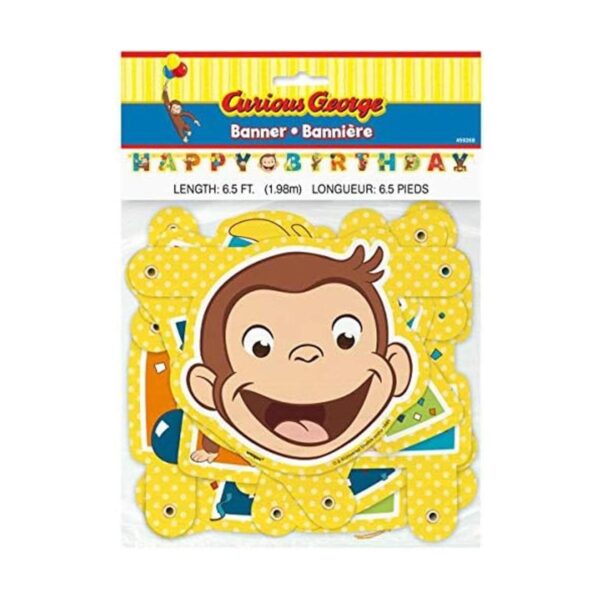 Curious George Suministros de decoración para fiestas de_5