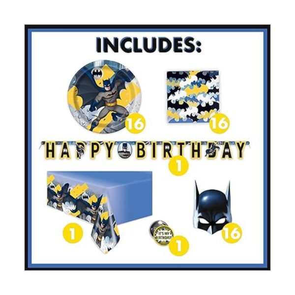 Suministros para fiesta de cumpleaños de Batman_3
