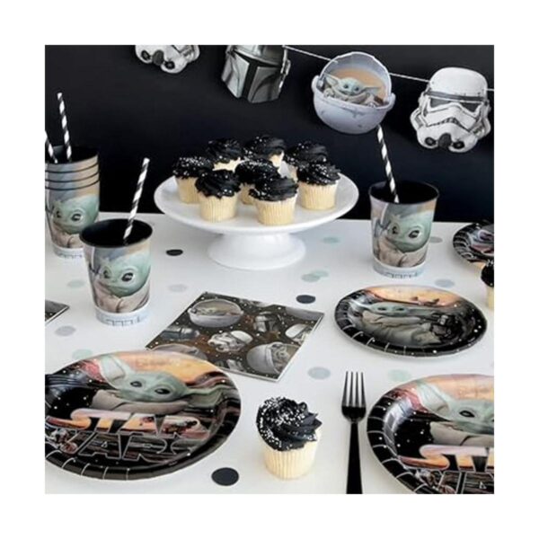Decoraciones de cumpleaños de Baby Yoda Suministros de_2
