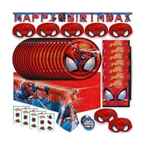 Decoraciones de cumpleaños de Spiderman Suministros de_1
