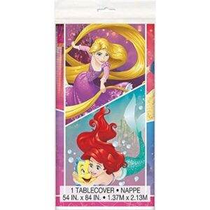 Unique Cubierta de mesa de plástico Disney Princess 54 x_1