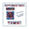 Decoraciones de cumpleaños de Spiderman Suministros de_5