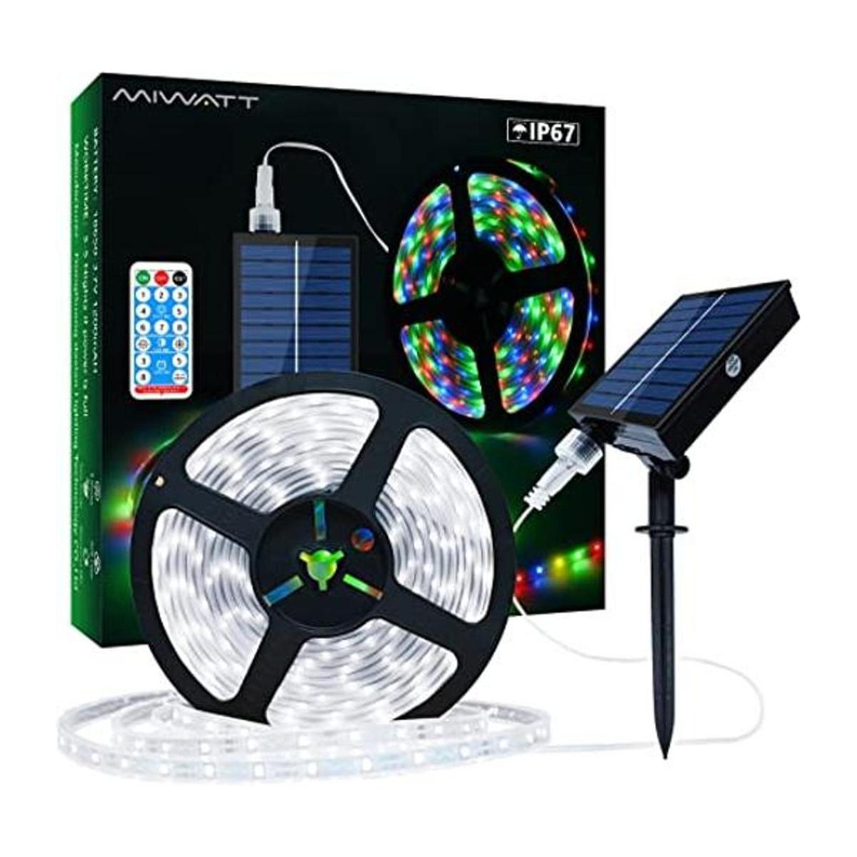 Tira de luces LED solares para exteriores tira LED IP67