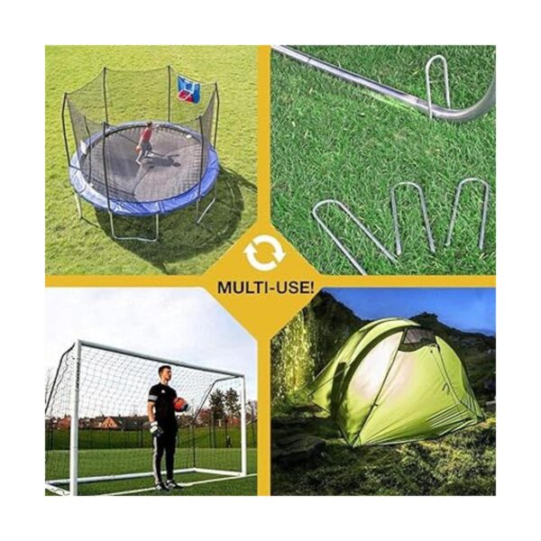 Uniprime Estacas de trampolín en forma de U con anclajes_2
