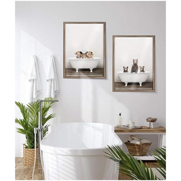 Kate and Laurel Blake Three Little Bears en bañera vintage_2