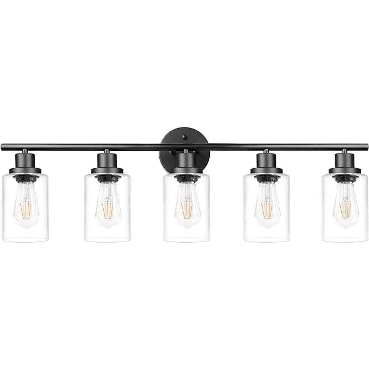Unicozin Modernas luces de pared de color negro mate 5