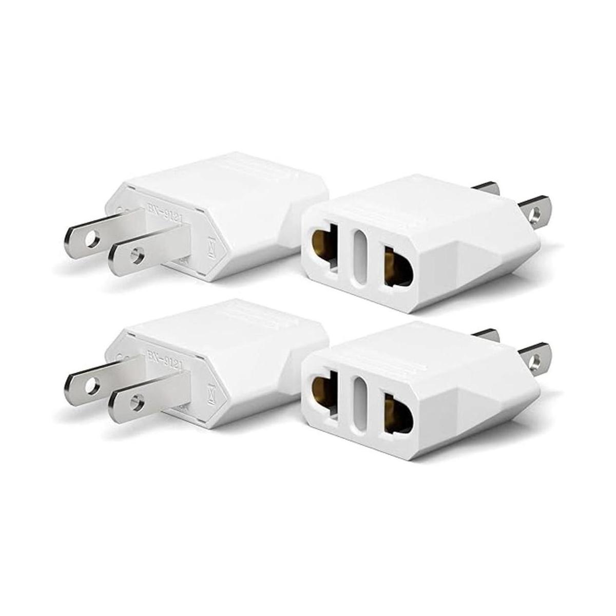 Unidapt Adaptador de enchufe convertidor de corriente