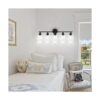 Unicozin Modernas luces de pared de color negro mate 5