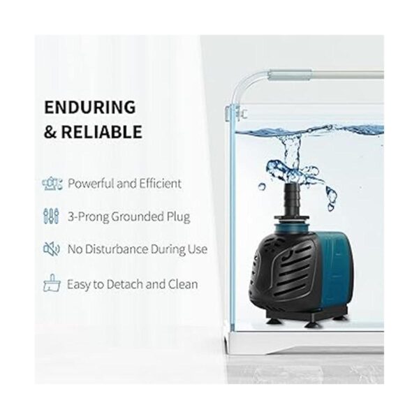 Uniclife Aquarium Bomba de agua sumergible e en línea de