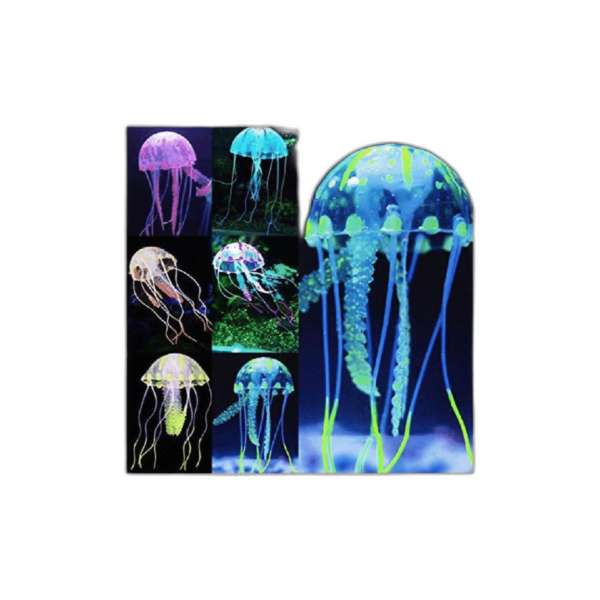 Uniclife 6 PCS Colorful Jellyfish Ornament with Glowing_1