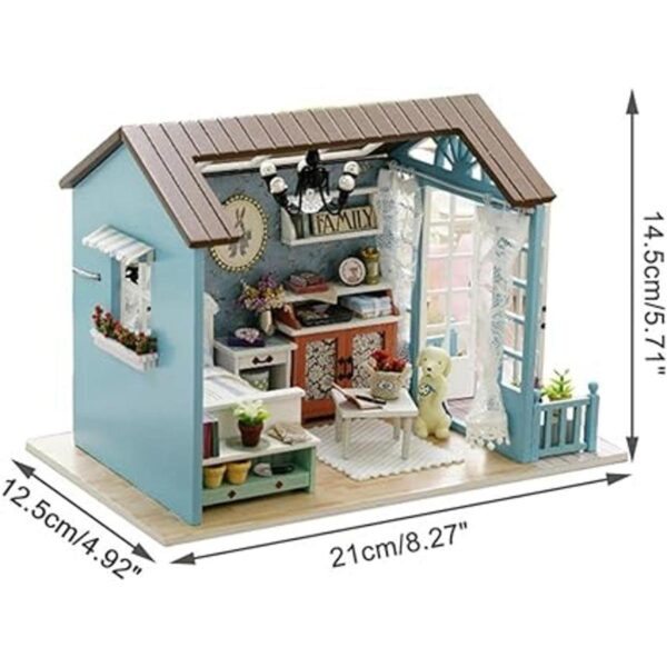 UniHobby Kit miniatura de casa de muñecas para casa de_3