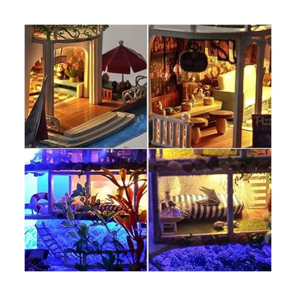UniHobby Kit de casa de muñecas en miniatura kit de casa_6