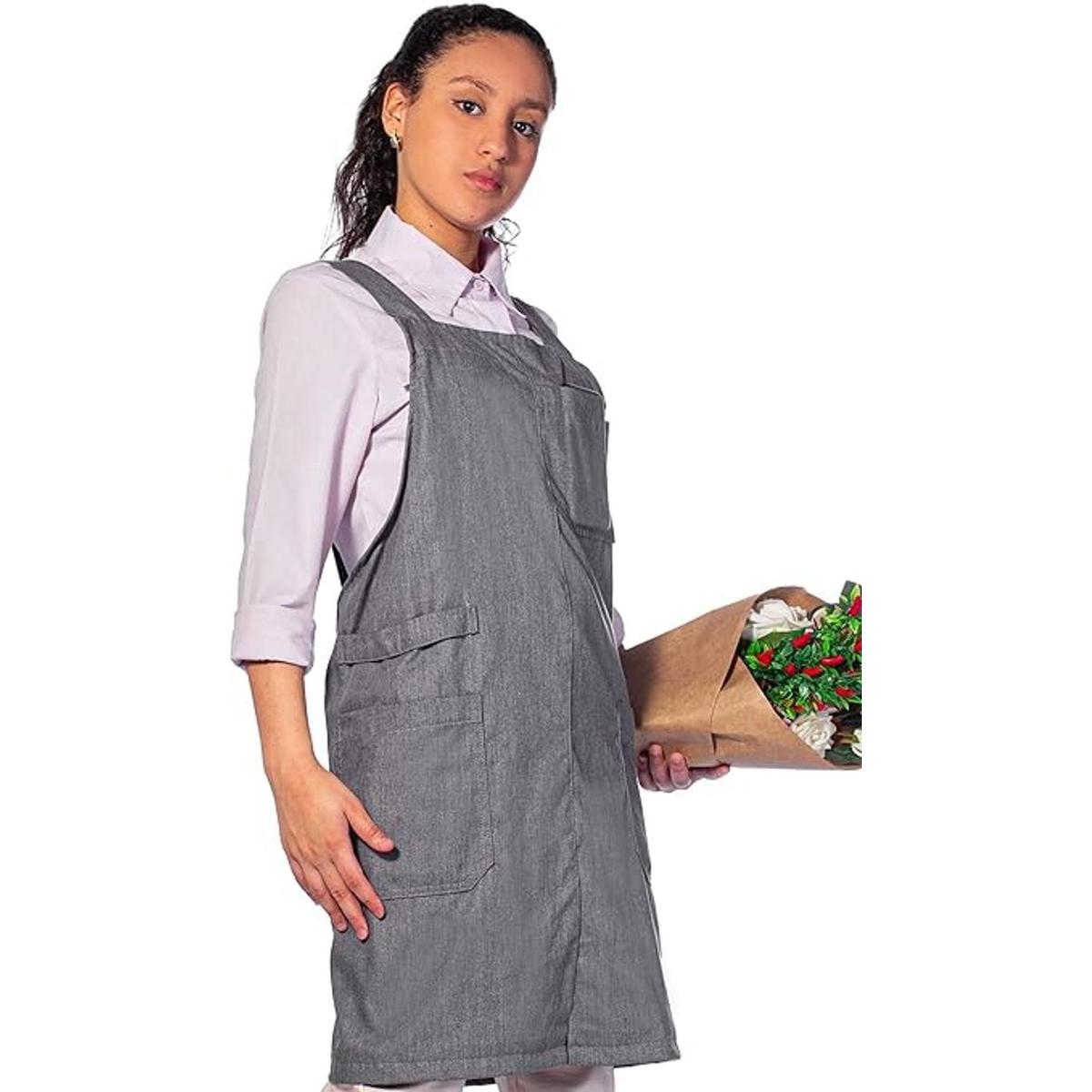Under Ny Sky Delantal de espalda cruzada Pinafore