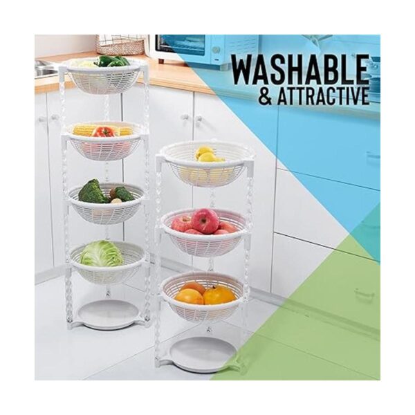 Uncluttered Designs Contenedores apilables para cestas 4_6