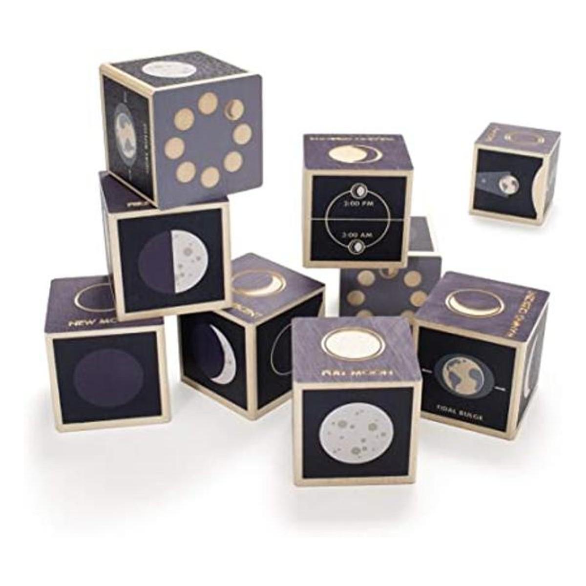 Uncle Goose Bloques de fase lunar fabricados en los