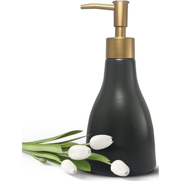 Dispensador de jabón líquido de 9.5 fl oz para baño con_1