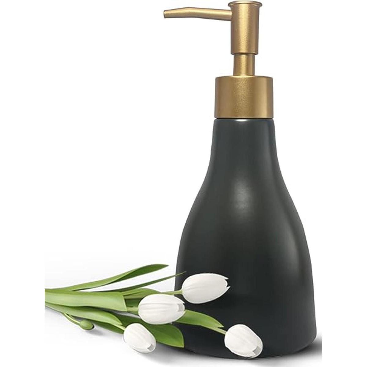 Dispensador de jabón líquido de 9.5 fl oz para baño con