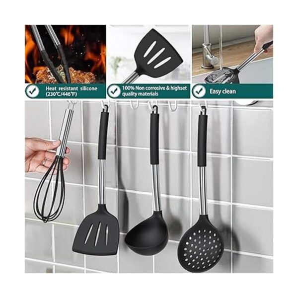 Umite Chef Juego de utensilios de cocina de silicona 15_6