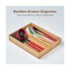 Cajas organizadoras de bambú para cajones de cocina con_4