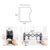 Umisun Soporte ajustable para sujetalibros de escritorio