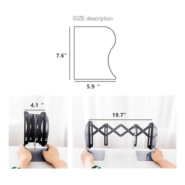 Umisun Soporte ajustable para sujetalibros de escritorio