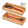 Cajas organizadoras de bambú para cajones de cocina con_1