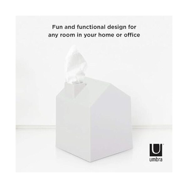 Umbra Casa caja de pañuelos adorable en forma de casa