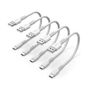 Cable USB C corto de 6 pulgadas carga rápida paquete de_1