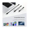 Cable USB C corto de 1 pie de carga rápida paquete de 5