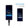 Cable USB C corto de 1 pie de carga rápida paquete de 5