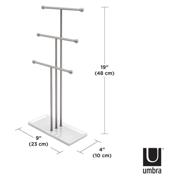 Umbra Trigem Organizador de joyería de mesa con niveles_2