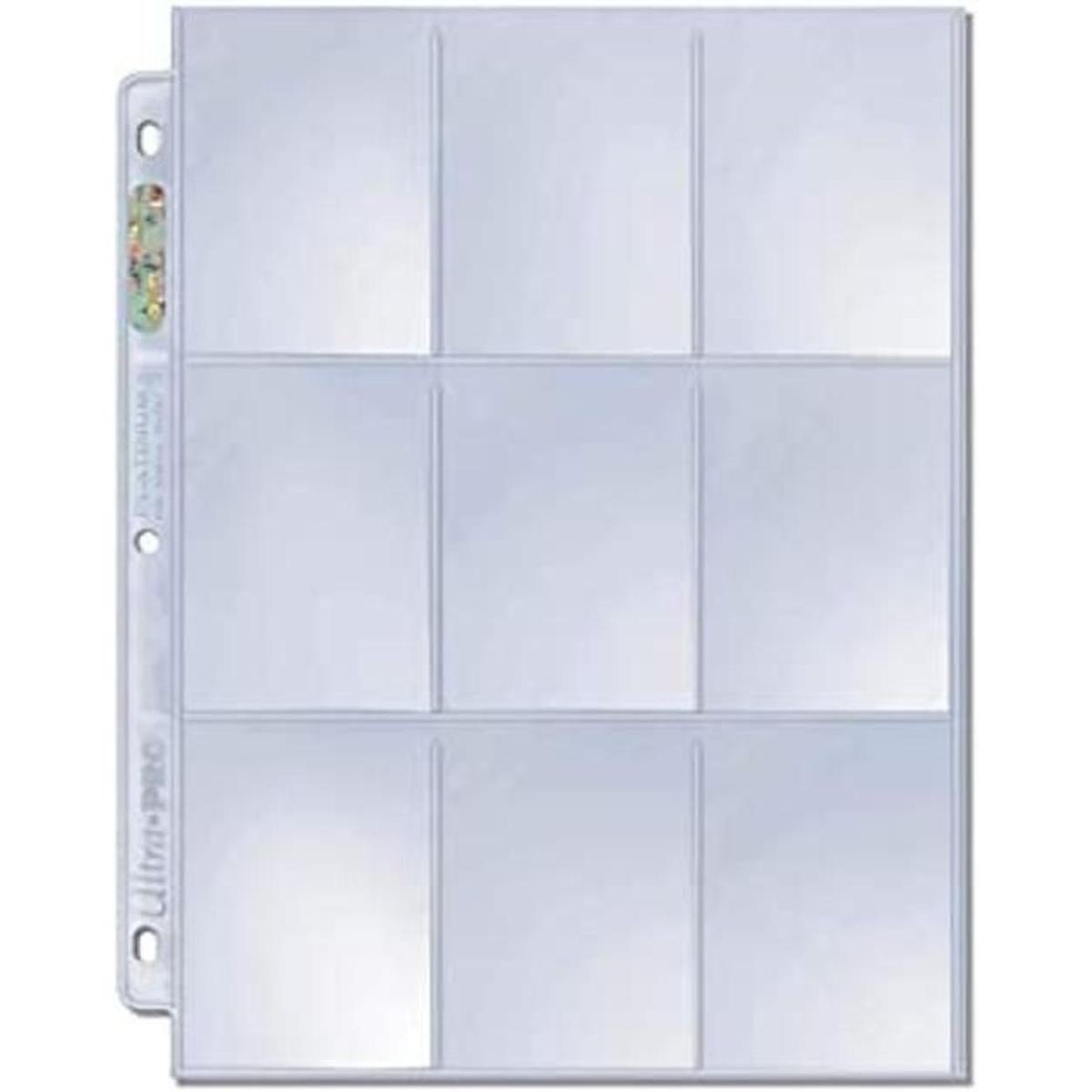 Ultra Pro Páginas de 9 bolsillos para tarjetas