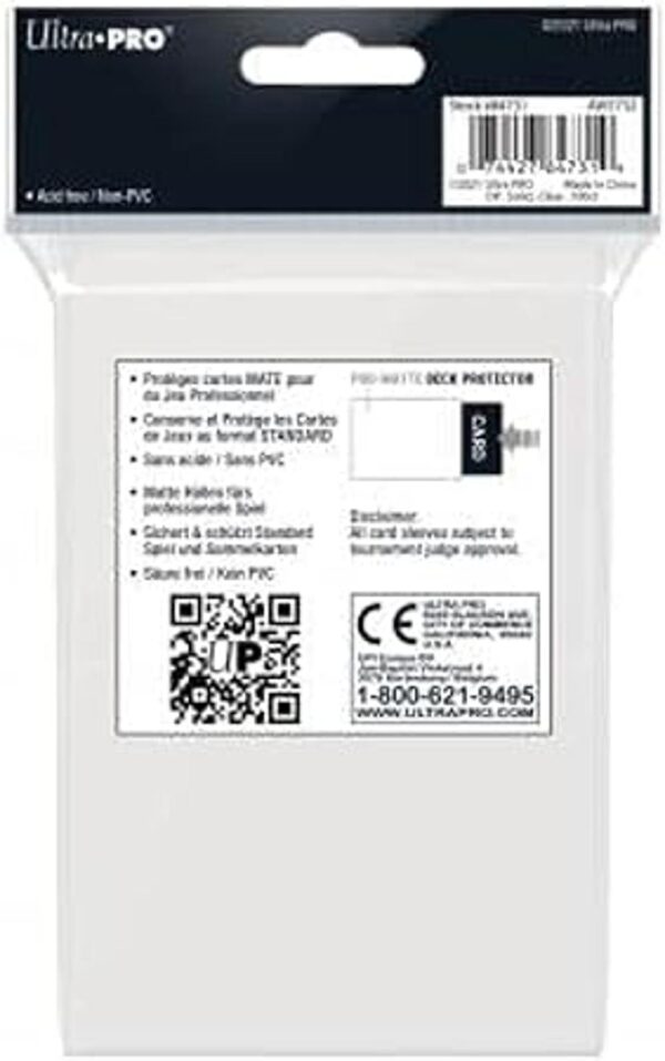 Ultra Pro 84731 Standard Pro Fundas para tarjetas mate_2