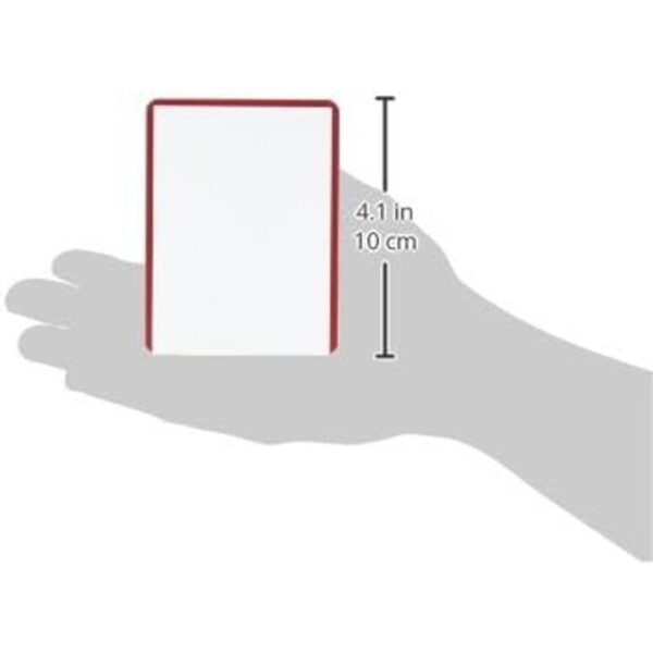 Ultra Pro 3 x 4 Toploader borde color rojo 25 ct_2