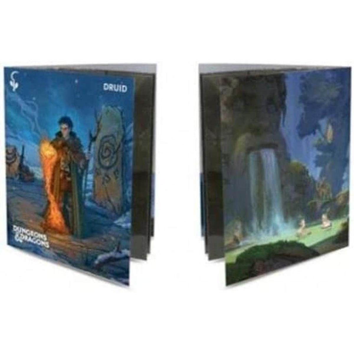Druid Folio de clase con pegatinas para calabozos y