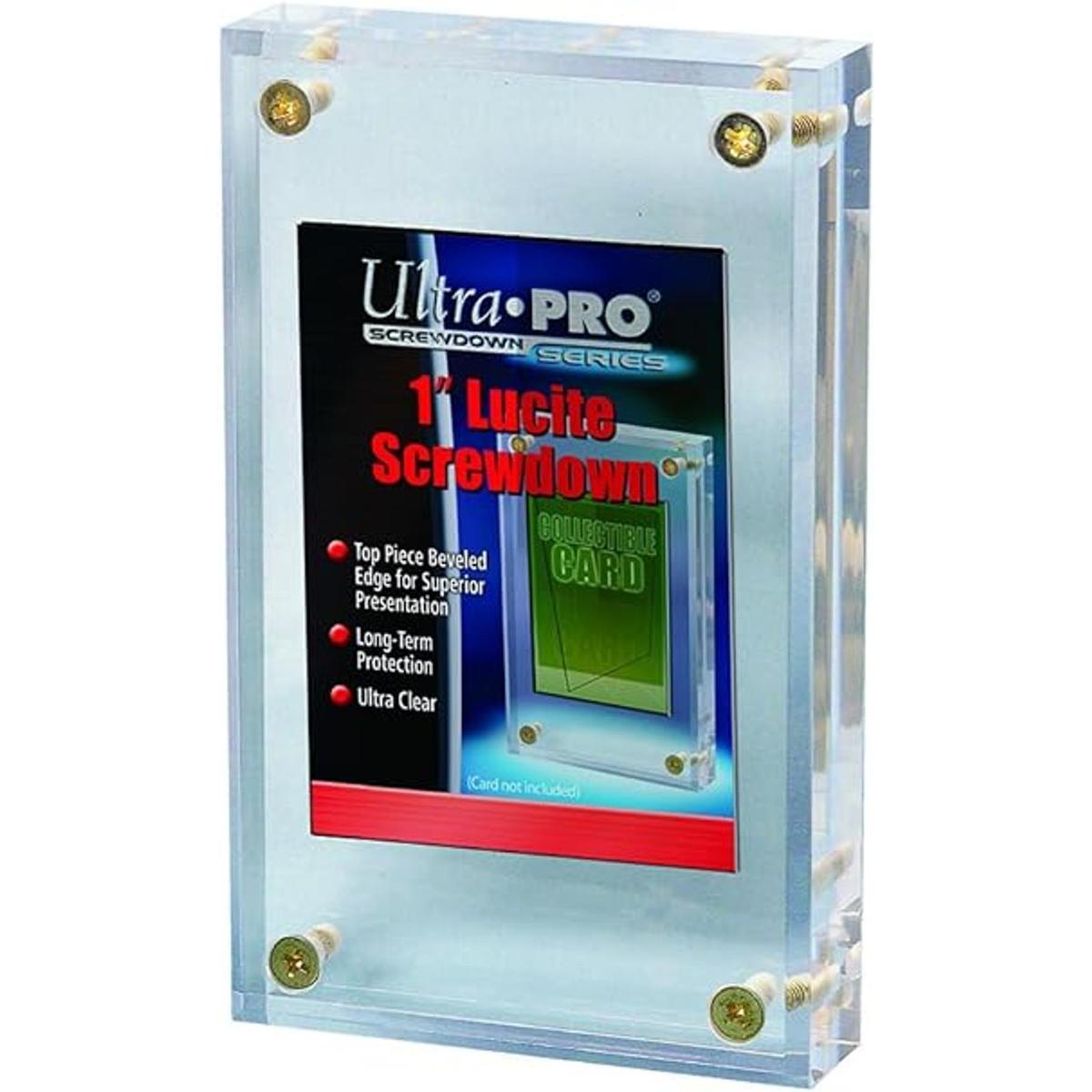 Ultra Pro Pantalla de tarjeta de comercio Lucite de 1.0 in