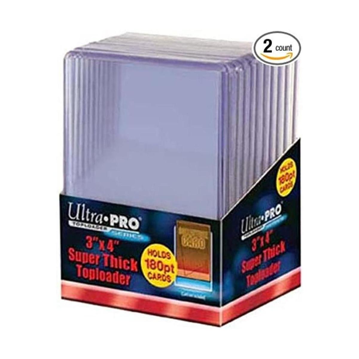Ultra Pro 2 paquetes de carga superior de 180 pt 10