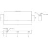 Rodillo resistente con soporte Acero galvanizado de 15_5