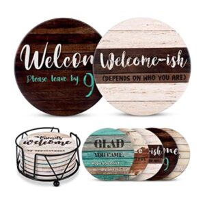 Posavasos divertidos para mesa de café 6 posavasos de_1