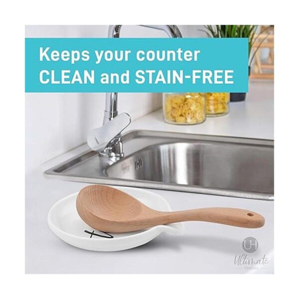 Soporte de cuchara de gran tamaño para cocina paquete de