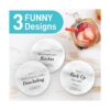 Posavasos divertidos para bebidas absorbentes con soporte