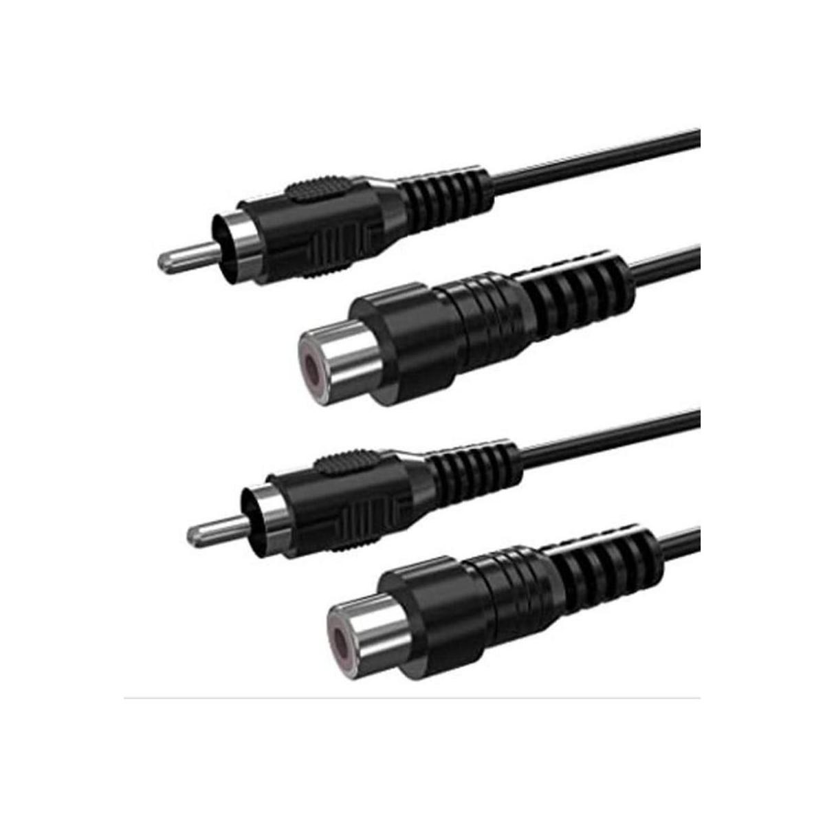 Cable de extensión RCA paquete de 2 cables de audio y