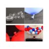 Kit de arco de globo rojo azul y negro 104 tiras de_6