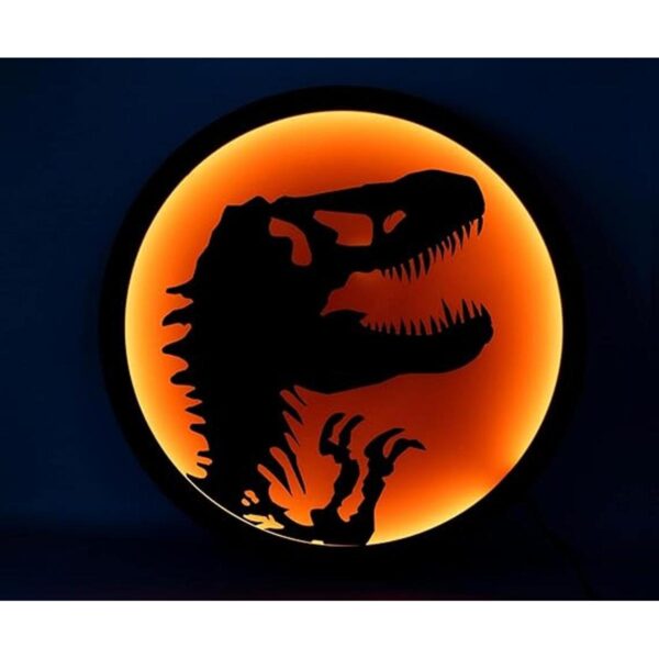 Ukonic Jurassic Park TRex Letrero de luz LED para pared