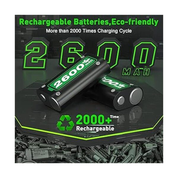 Paquetes de baterías recargables de carga rápida de 2600_2