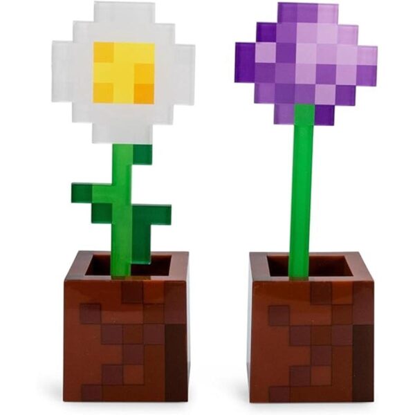 Minecraft Daisy and Allium Juego de 2 luces de estado de